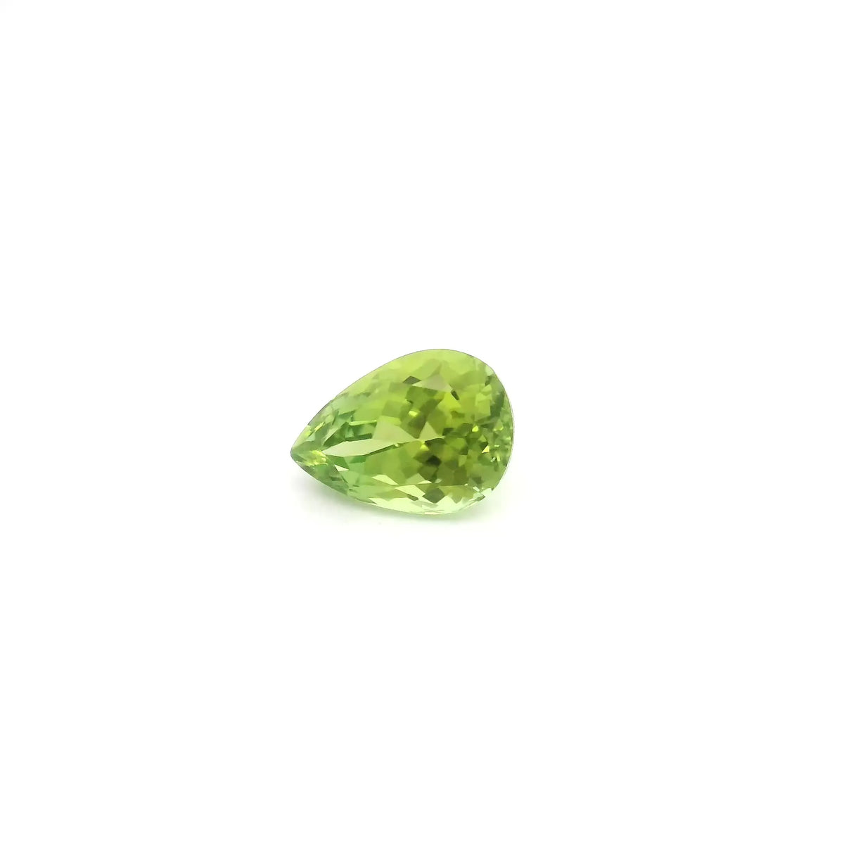 1.54ct Pear Natural Tourmaline (Colour Green, Clarity Eye Clean, Cut Faceted)