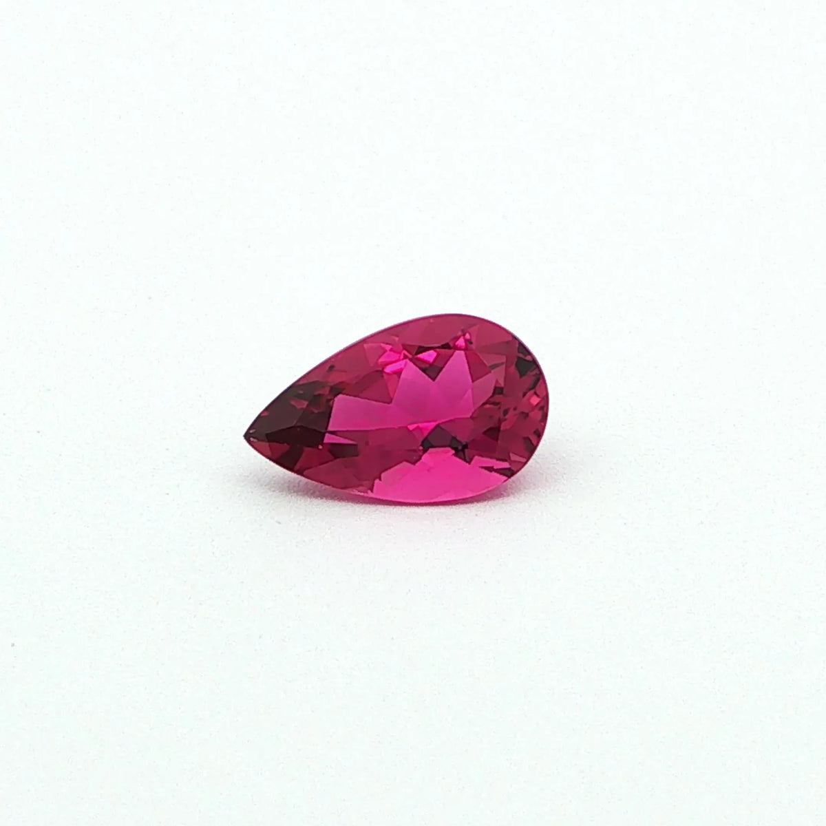 1.54ct Pear Natural Tourmaline (Colour Red, Clarity Eye Clean, Cut Faceted)