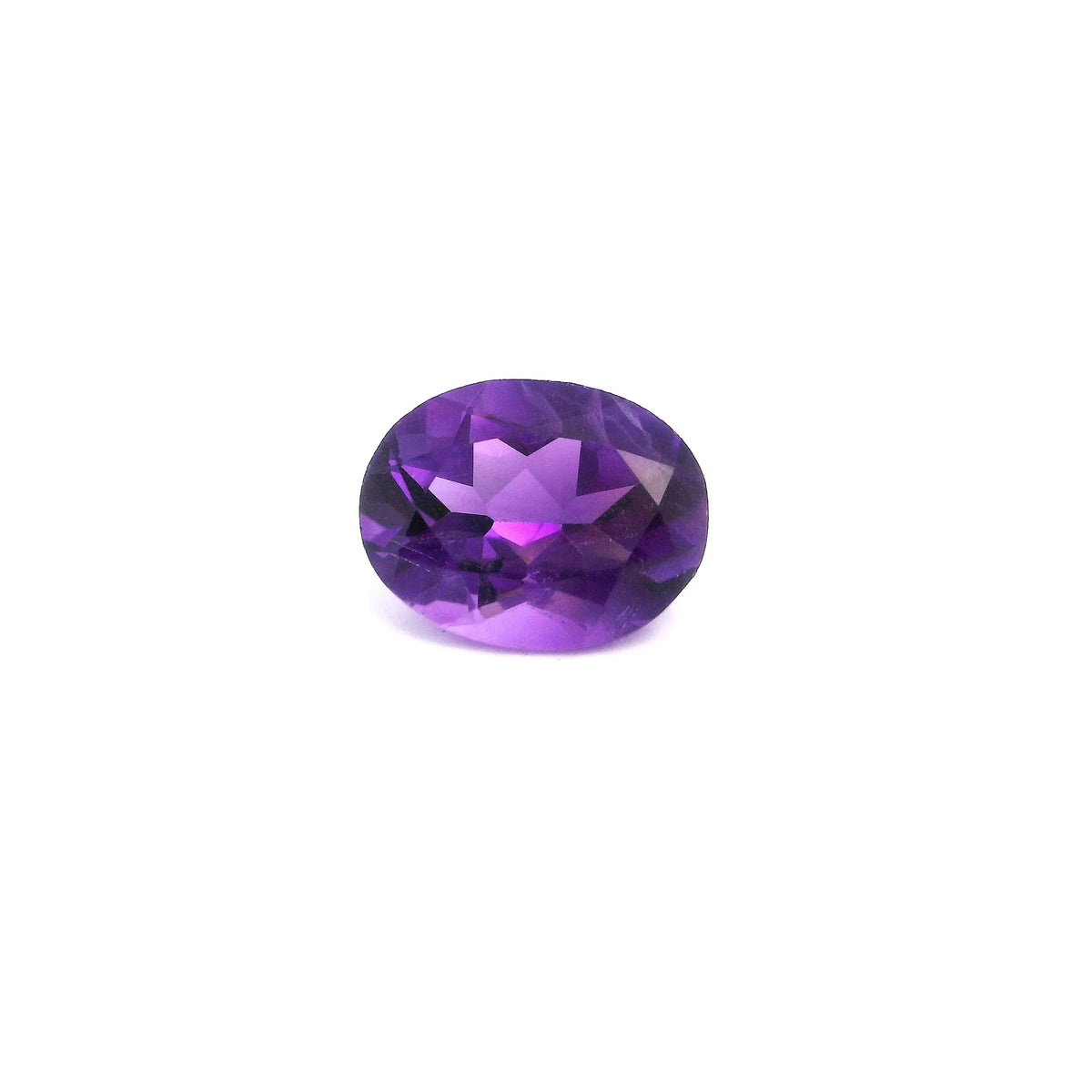 1.68ct Oval Natural Amethyst (Colour Purple, Clarity Slightly Included, Cut Faceted)