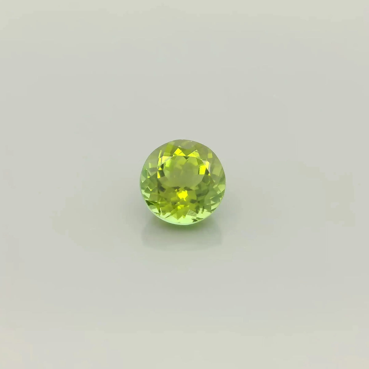 1.84ct Round Natural Tourmaline (Colour Green, Clarity Eye Clean, Cut Faceted)