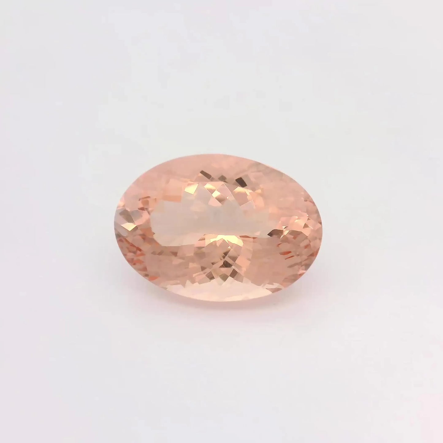 11.28ct Oval Natural Morganite (Colour Pink, Clarity Eye Clean, Cut Faceted)
