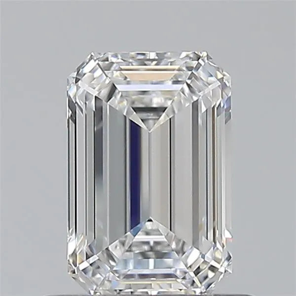 0.72ct Emerald Natural Diamond (Colour D, Clarity FL, GIA Certified)