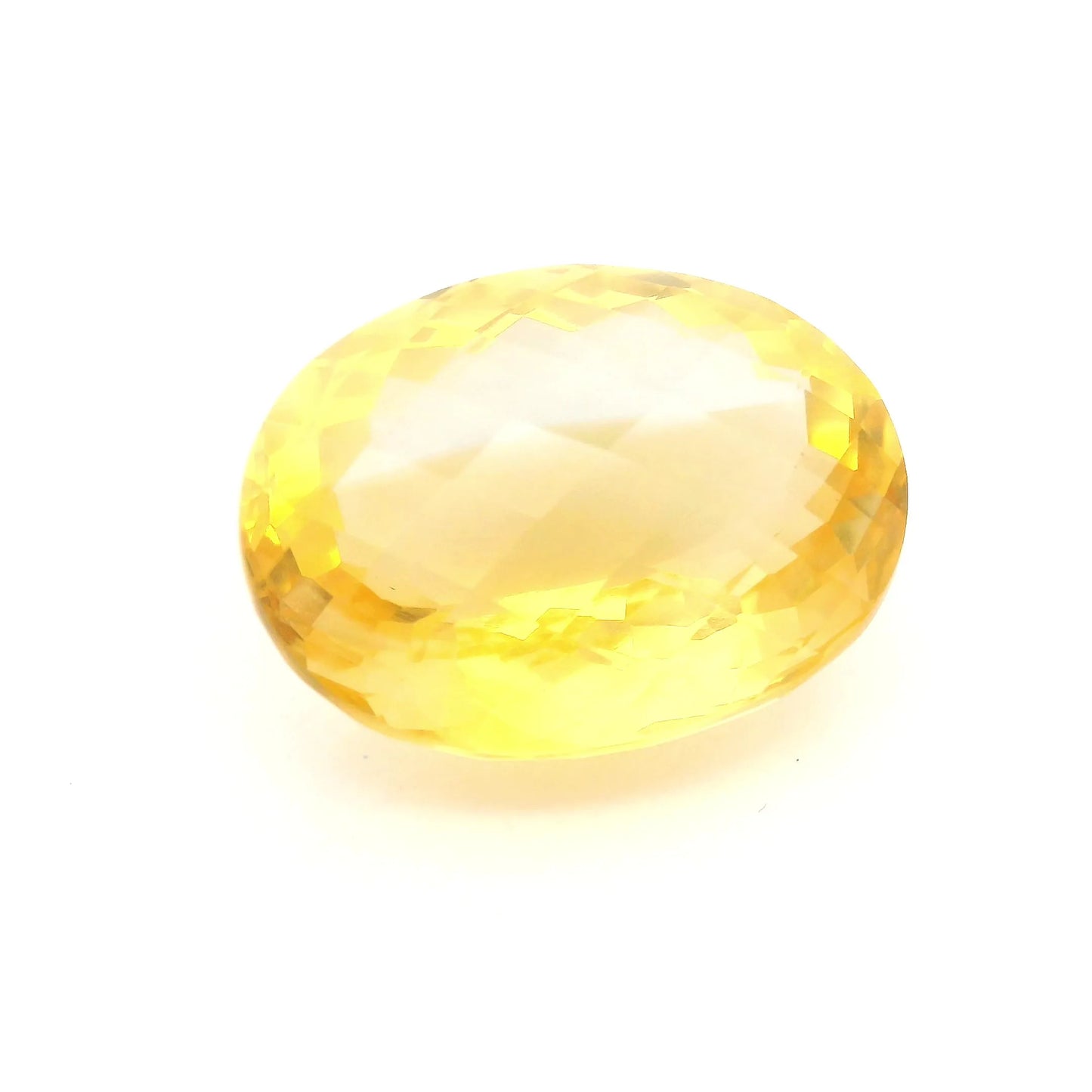 14.43ct Oval Natural Citrine (Colour Yellow, Clarity Eye Clean, Cut Faceted)