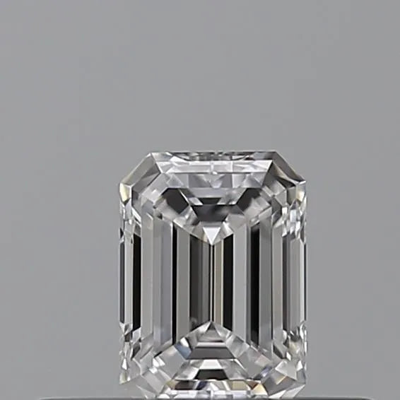 0.27ct Emerald Natural Diamond (Colour D, Clarity IF, GIA Certified)