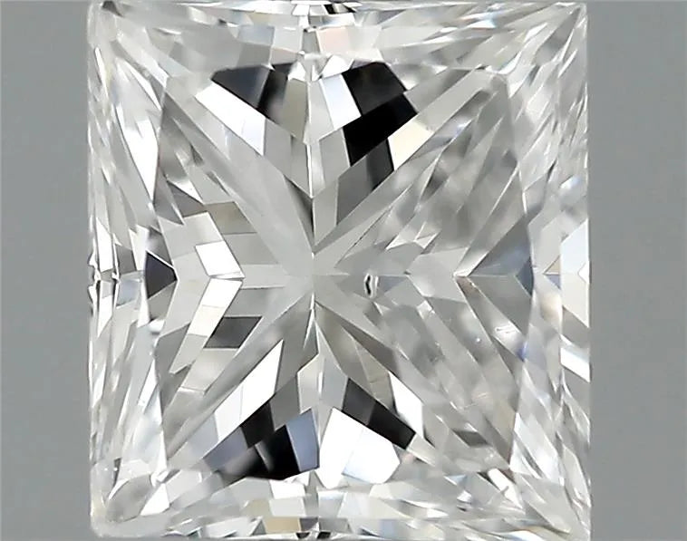 0.90ct Princess Natural Diamond (Colour D, Clarity VS2, GIA Certified)