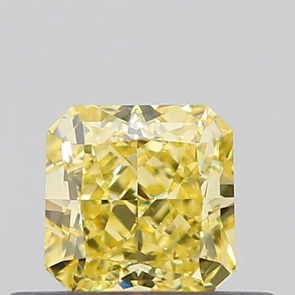 0.36ct Radiant Natural Diamond (Colour Fancy Intense Yellow, Clarity VS2, GIA Certified)