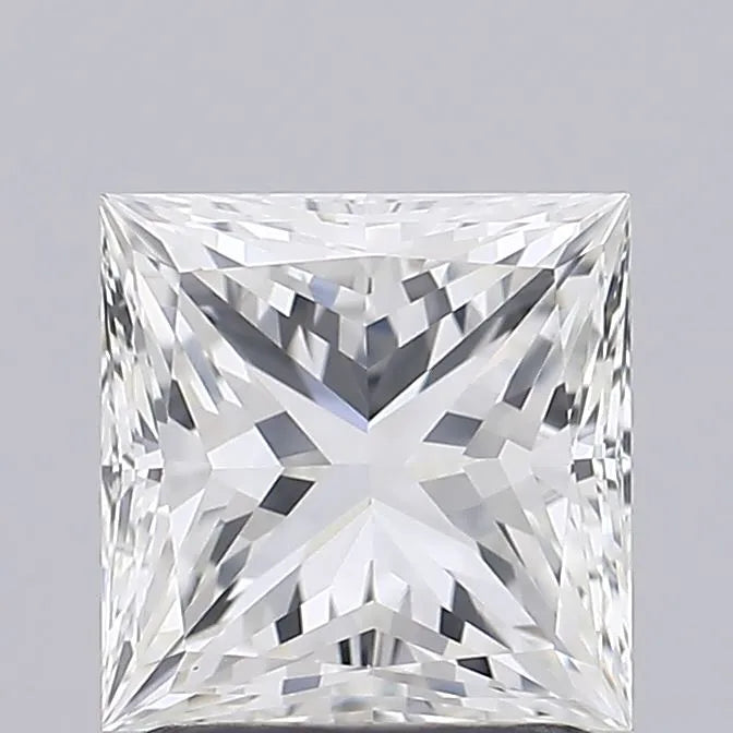 1.51ct Princess Natural Diamond (Colour G, Clarity IF, Cut VG, IGI Certified)