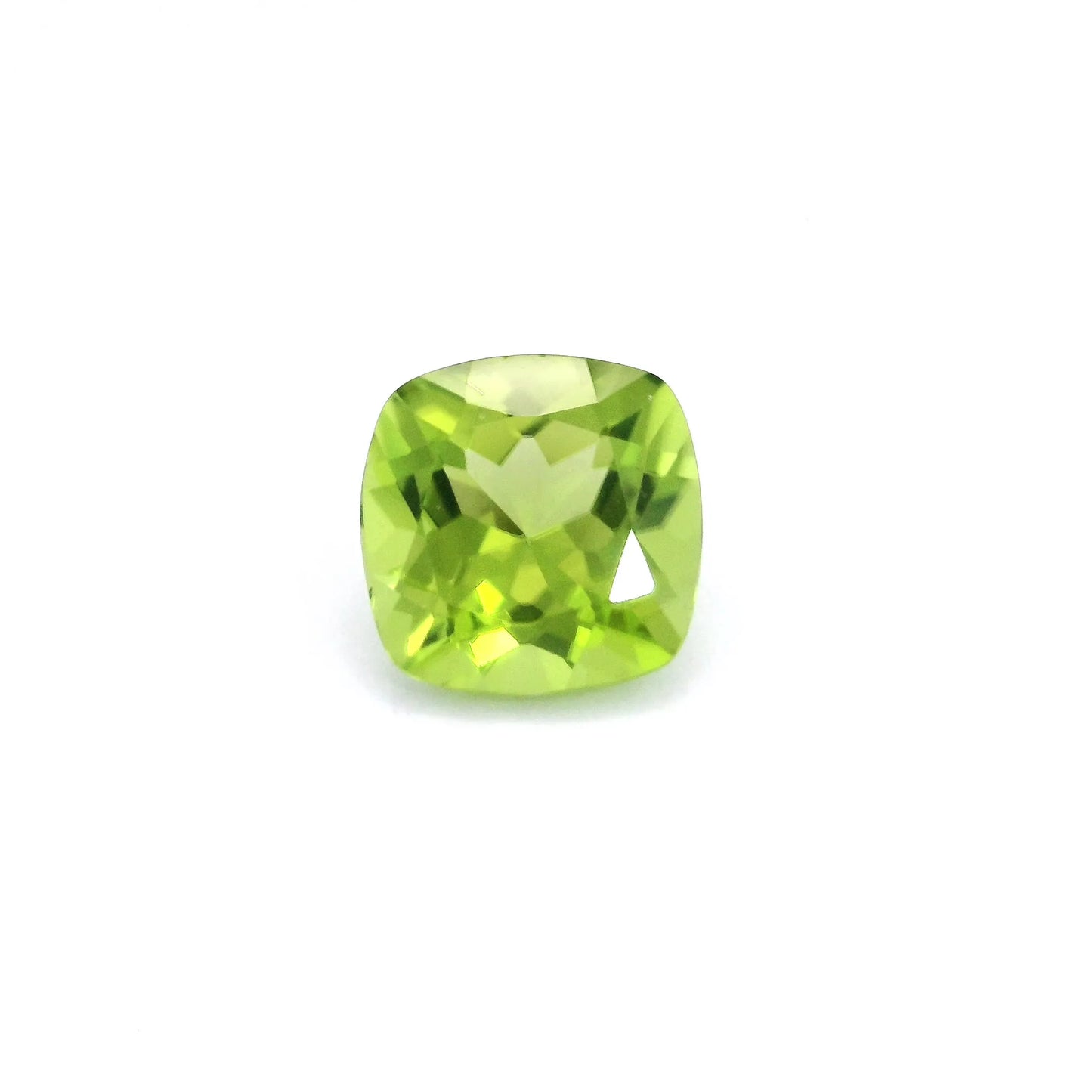 2.00ct Cushion Natural Peridot (Colour Green, Clarity Eye Clean, Cut Faceted)