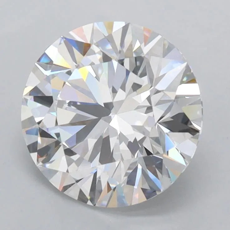 2.00ct Round Lab Grown Diamond (Colour D, Clarity FL, Cut ID, IGI Certified)
