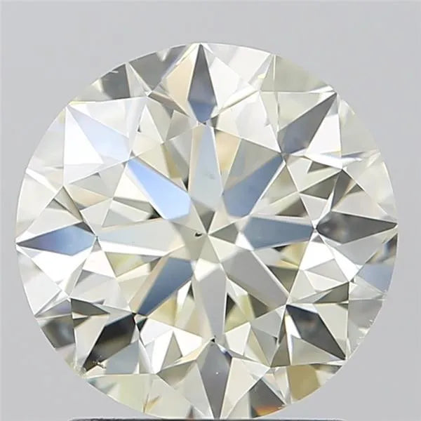 2.00ct Round Natural Diamond (Colour K, Clarity VS2, Cut EX, IGI Certified)