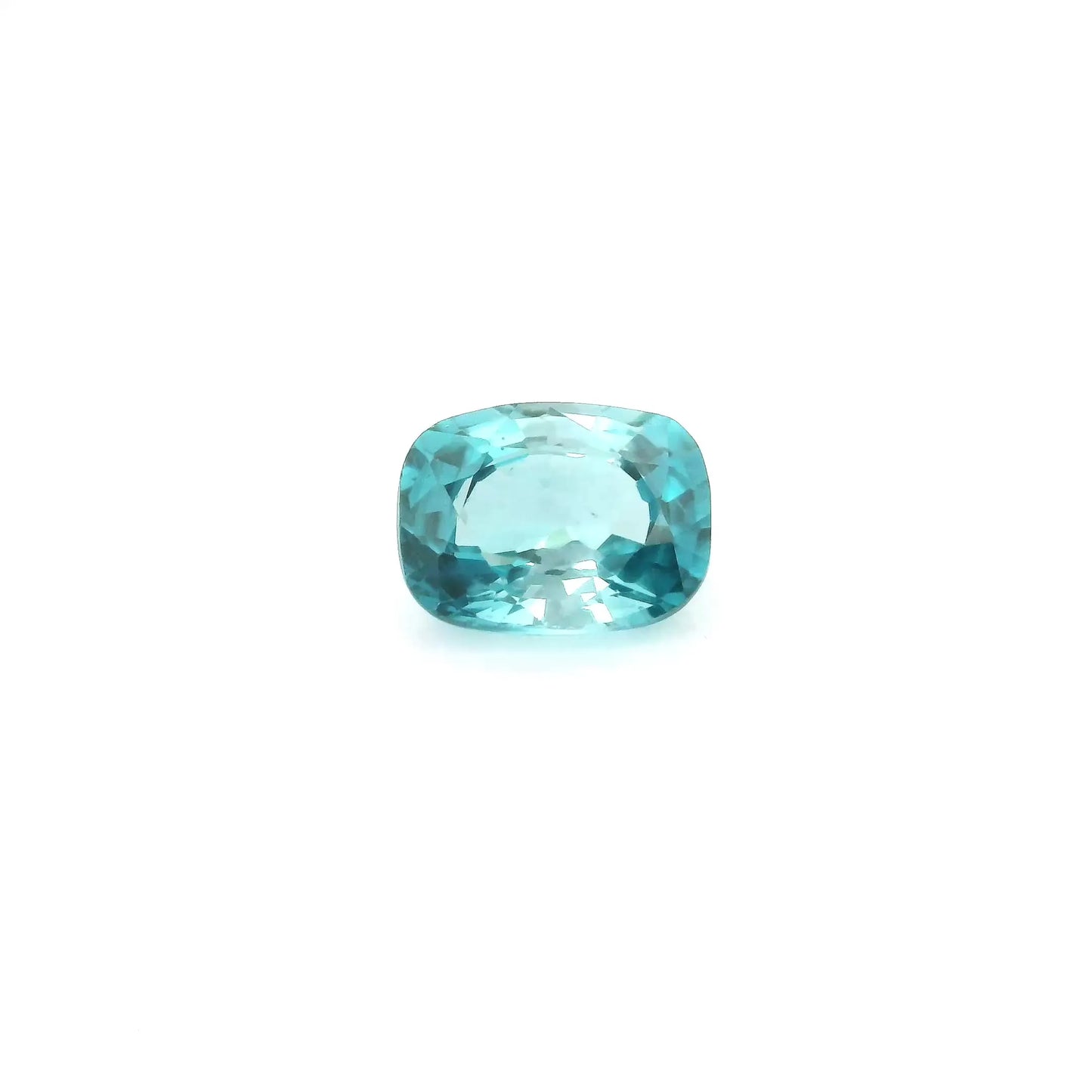 2.33ct Cushion Natural Zircon (Colour Blue, Clarity Slightly Included, Cut Faceted)