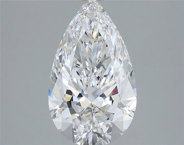 2.87ct Pear Lab Grown Diamond (Colour D, Clarity VVS2, IGI Certified)