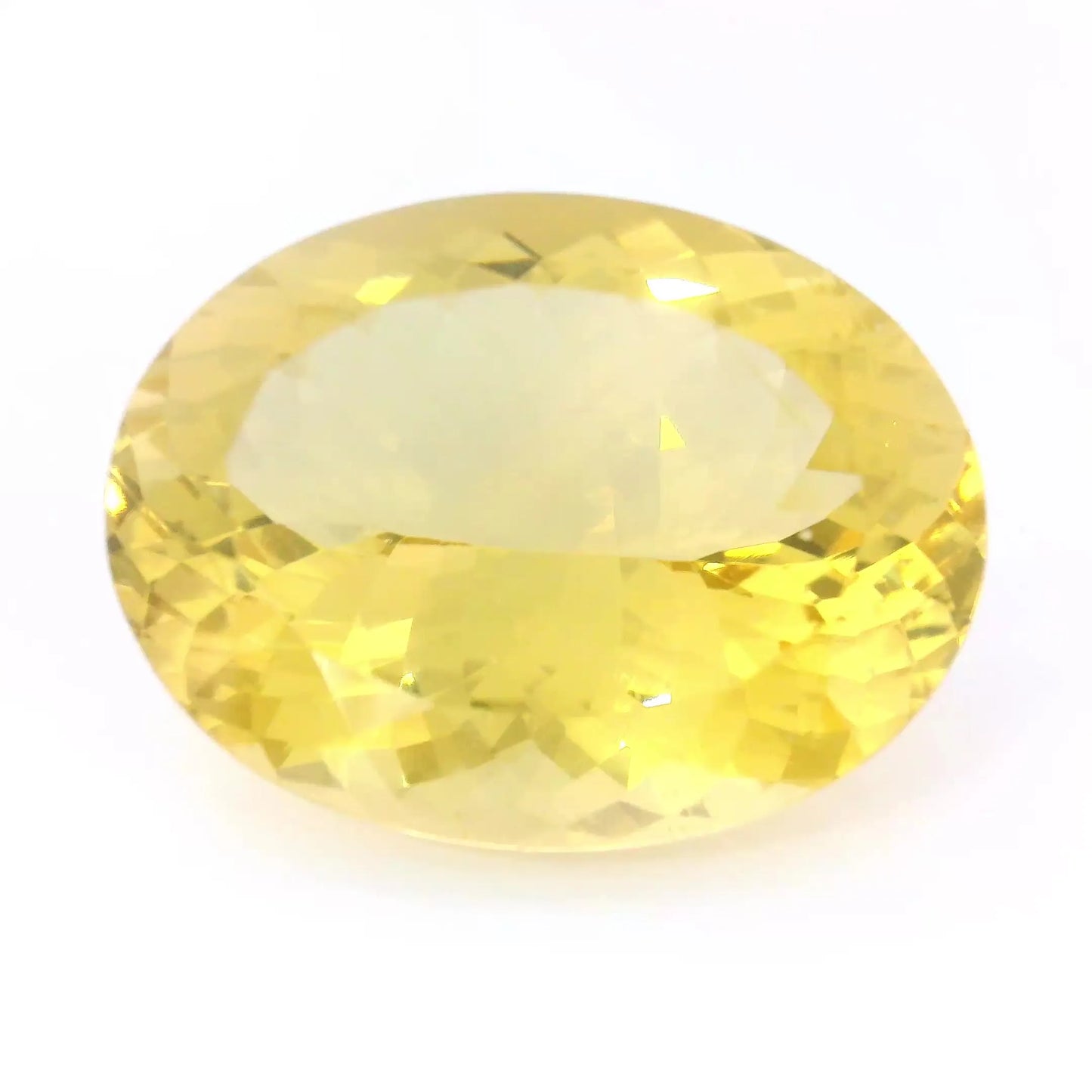 22.57ct Oval Natural Heliodor (Colour Yellow, Clarity Slightly Included, Cut Faceted)