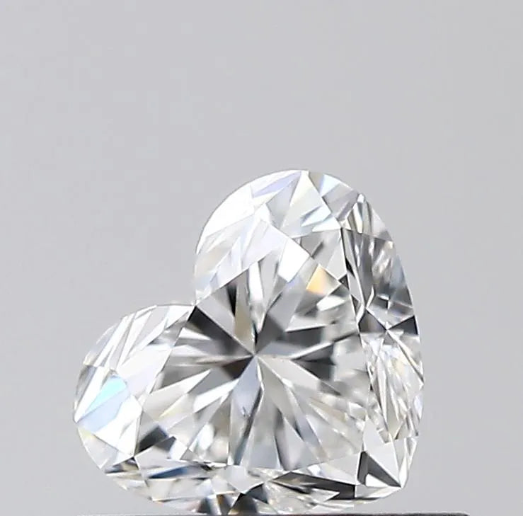 0.51ct Heart Natural Diamond (Colour F, Clarity VS2, GIA Certified)