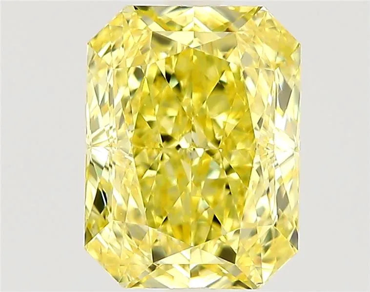 0.90ct Radiant Natural Diamond (Colour Fancy Intense None Yellow, Clarity VVS2, Cut EX, GIA Certified)