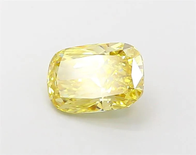 1.00ct Cushion modified Lab Grown Diamond (Colour Fancy Intense Yellow, Clarity VS1, IGI Certified)