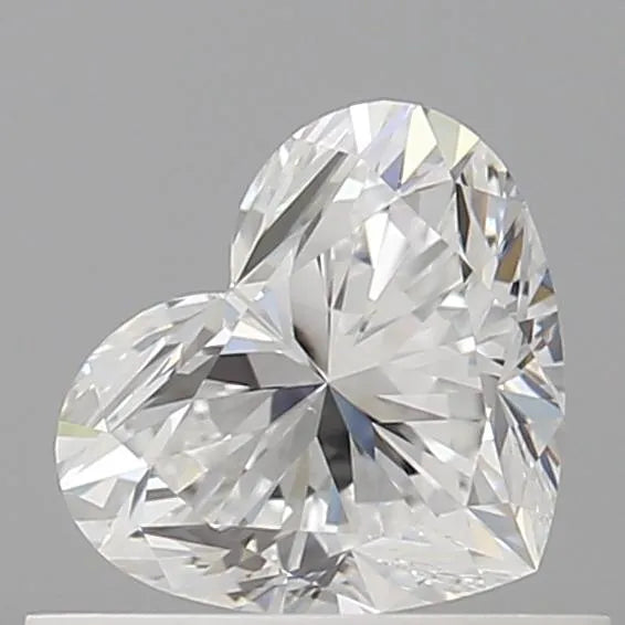0.55ct Heart Natural Diamond (Colour E, Clarity VS1, GIA Certified)