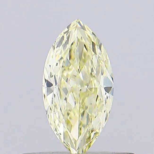 0.41ct Marquise Lab Grown Diamond (Colour Fancy Light Yellow, Clarity VVS1, Cut GD, IGI Certified)