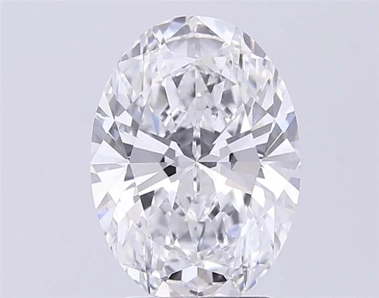 3.01ct Oval Lab Grown Diamond (Colour D, Clarity VVS2, IGI Certified)