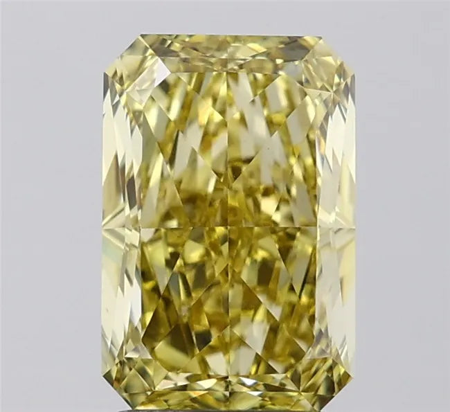 3.04ct Radiant Lab Grown Diamond (Colour Fancy Intense Yellow, Clarity VS1, IGI Certified)