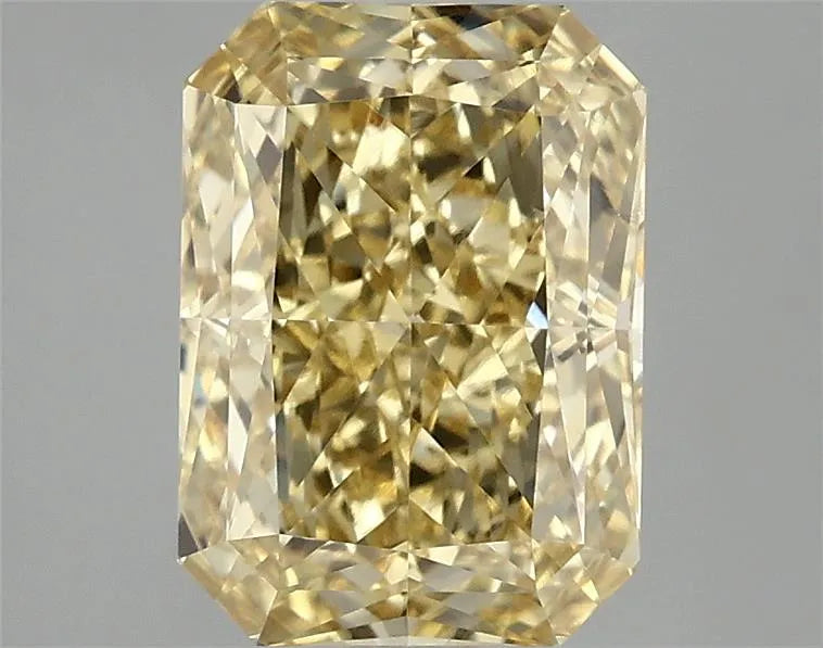 3.10ct Radiant Lab Grown Diamond (Colour Fancy Vivid Yellow, Clarity SI1, IGI Certified)