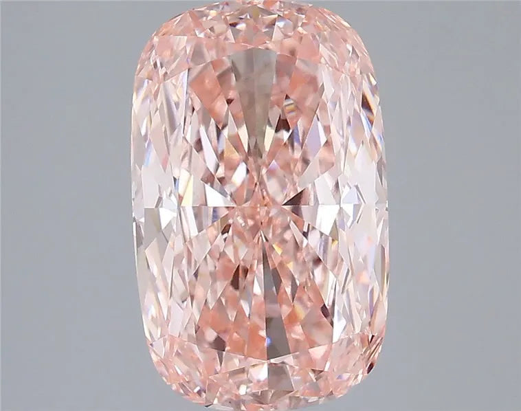 3.46ct Cushion modified Lab Grown Diamond (Colour Fancy Vivid Pink, Clarity VVS1, IGI Certified)