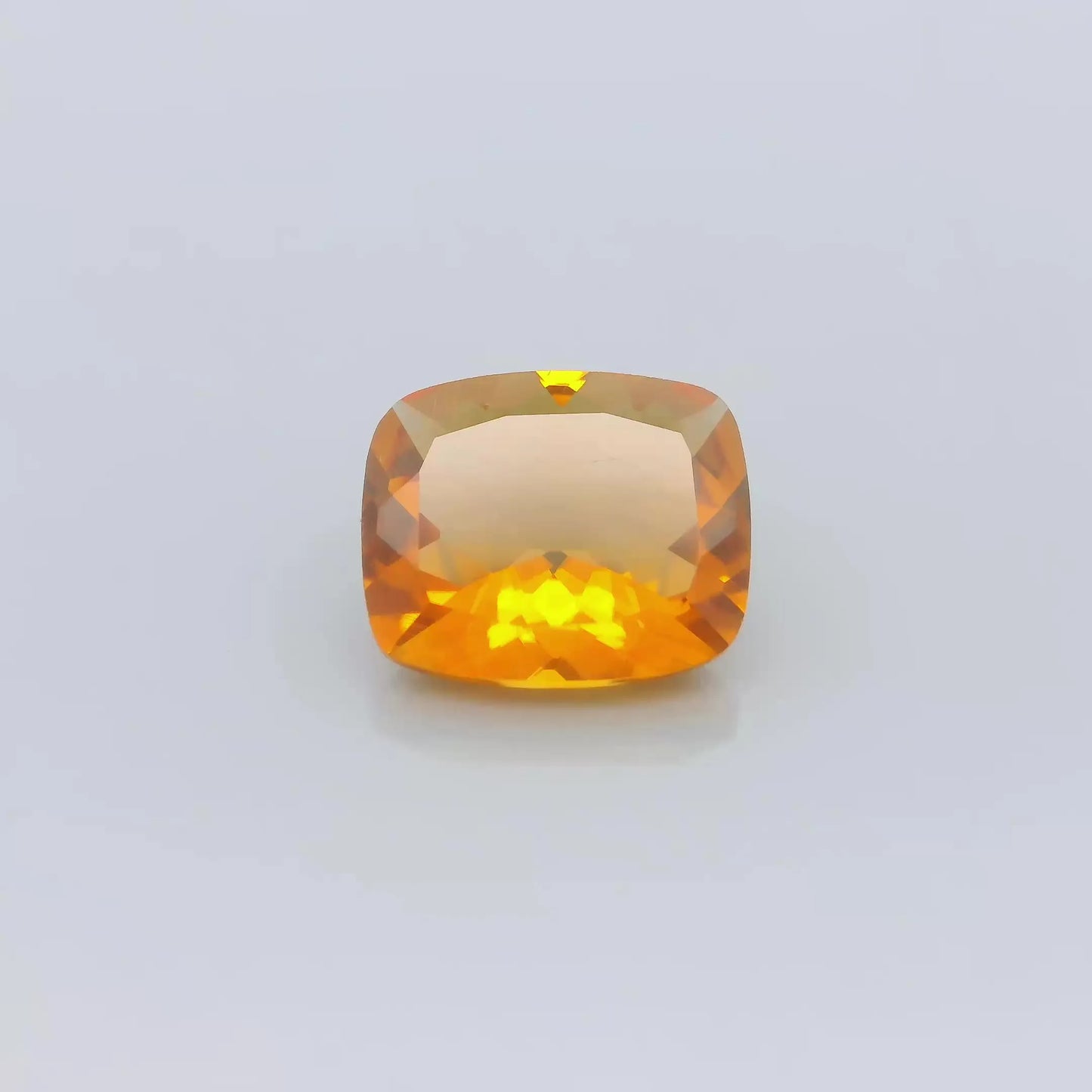 3.71ct Cushion Natural Citrine (Colour Yellow, Clarity Eye Clean, Cut Faceted)
