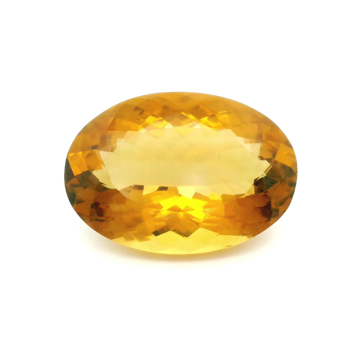 34.28ct Oval Natural Citrine (Colour Yellow, Clarity Eye Clean, Cut Faceted)