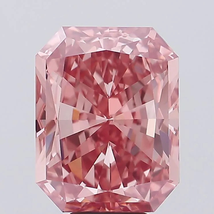 10.08ct Radiant Natural Diamond (Colour Fancy Intense Pink, Clarity VVS1, GIA Certified)