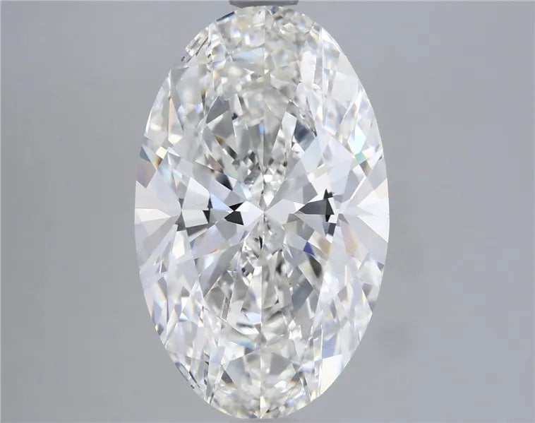 5.00ct Oval Lab Grown Diamond (Colour G, Clarity VVS2, IGI Certified)