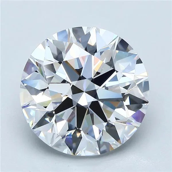 5.00ct Round Natural Diamond (Colour D, Clarity IF, Cut EX, GIA Certified)