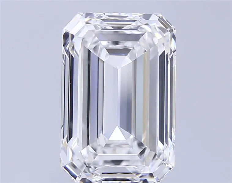 5.02ct Emerald Lab Grown Diamond (Colour D, Clarity VVS2, IGI Certified)