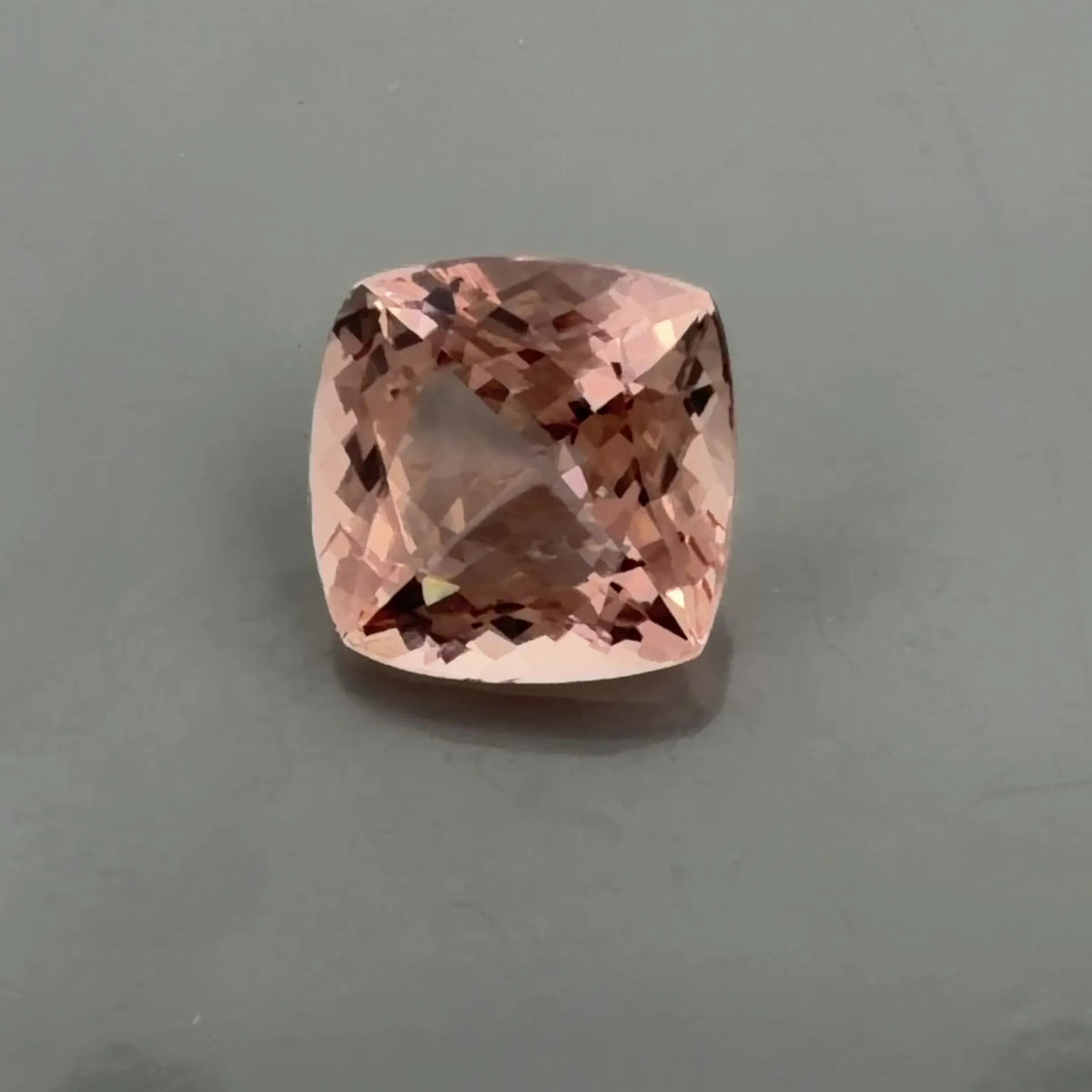 5.12ct Cushion Natural Morganite (Colour Pink, Clarity Eye Clean, Cut Faceted)