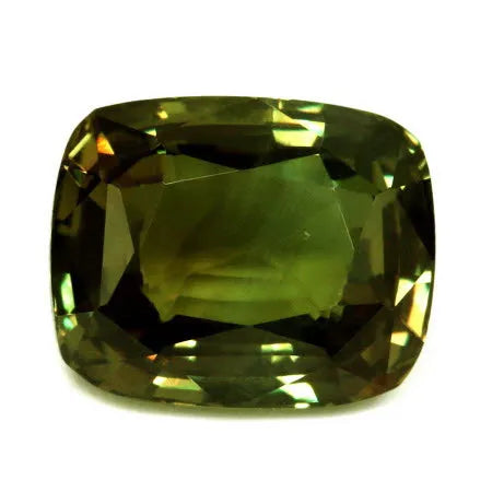 6.18ct Cushion Natural Alexandrite (Colour Green, Clarity Slightly Included, Cut Faceted)