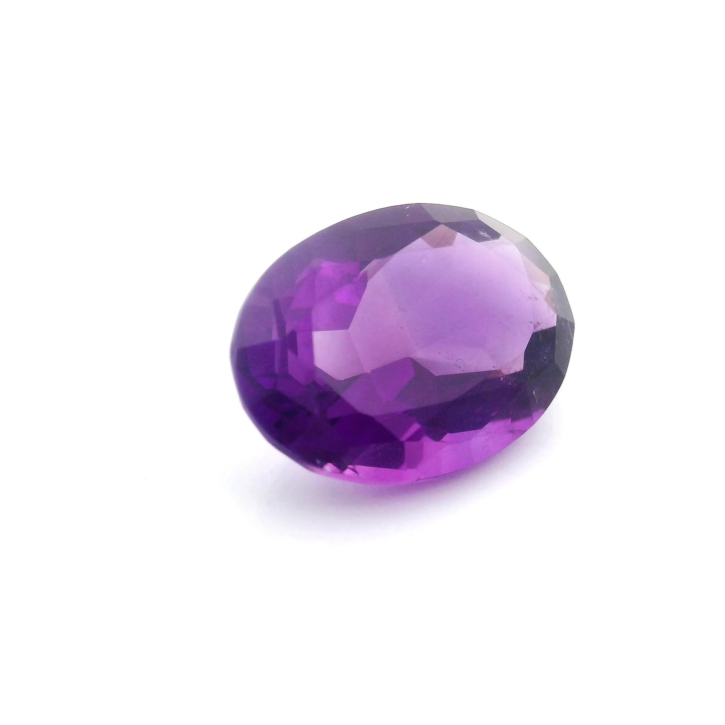 6.30ct Oval Natural Amethyst (Colour Purple, Clarity Slightly Included, Cut Faceted)