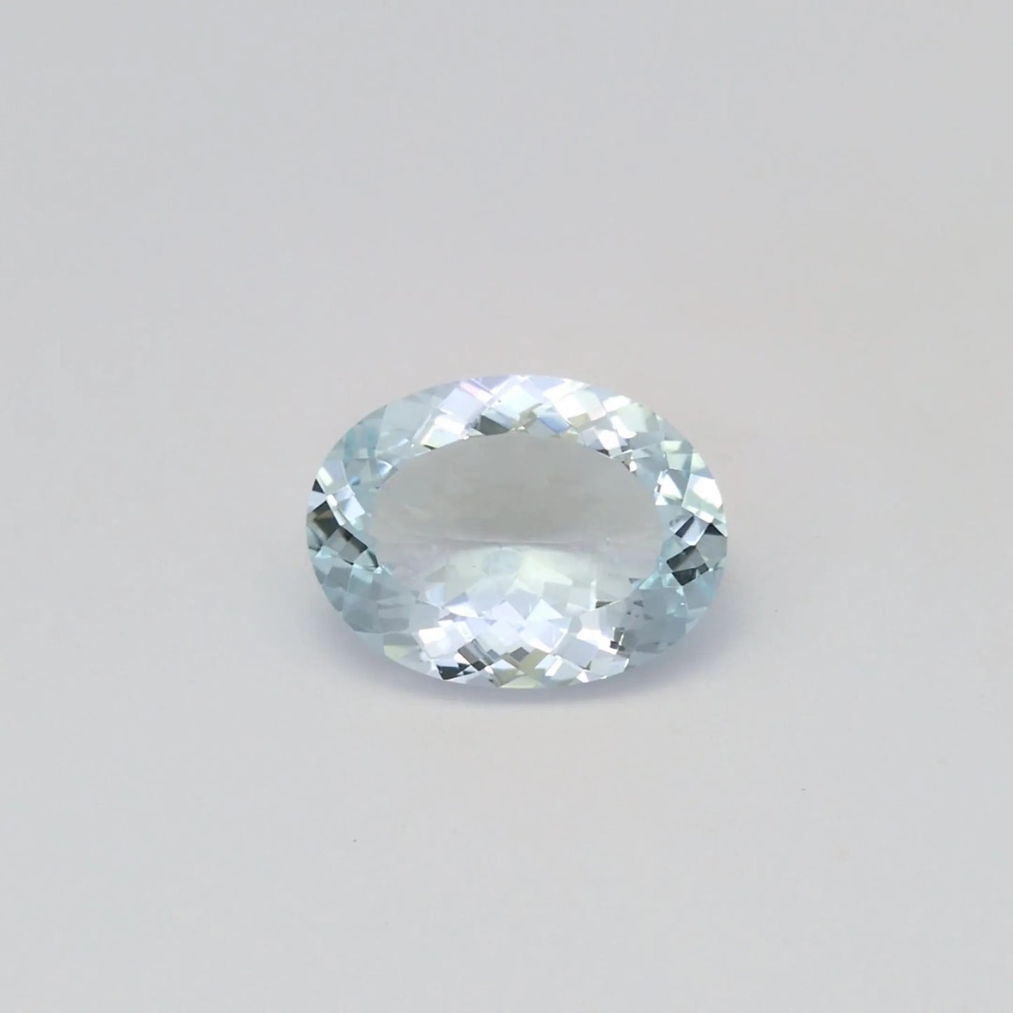 7.01ct Oval Natural Aquamarine (Colour Blue, Clarity Slightly Included, Cut Faceted)
