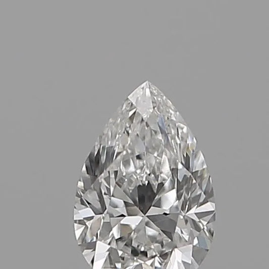 0.07ct Pear Natural Diamond (Colour D, Clarity VVS2, Cut VG, IGI Certified)