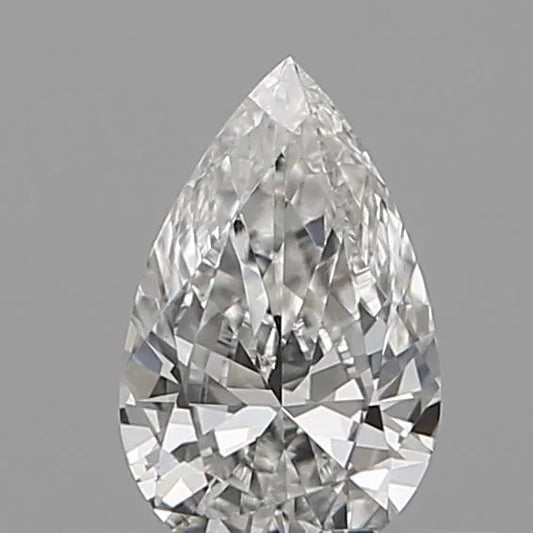 0.08ct Pear Natural Diamond (Colour E, Clarity VVS2, Cut VG, IGI Certified)