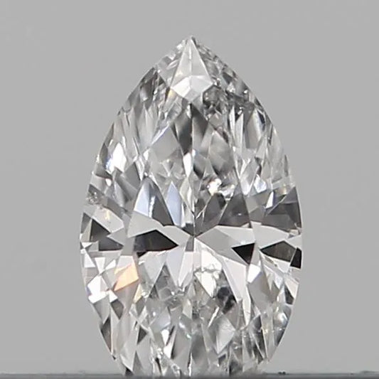 0.11ct Marquise Natural Diamond (Colour D, Clarity SI1, Cut VG, IGI Certified)