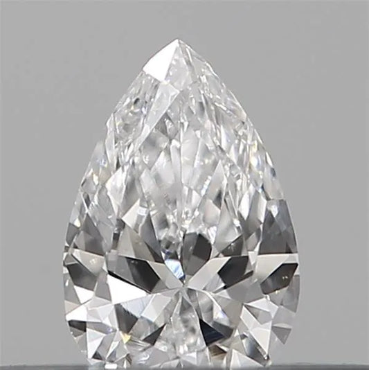 0.13ct Pear Natural Diamond (Colour D, Clarity IF, Cut GD, IGI Certified)