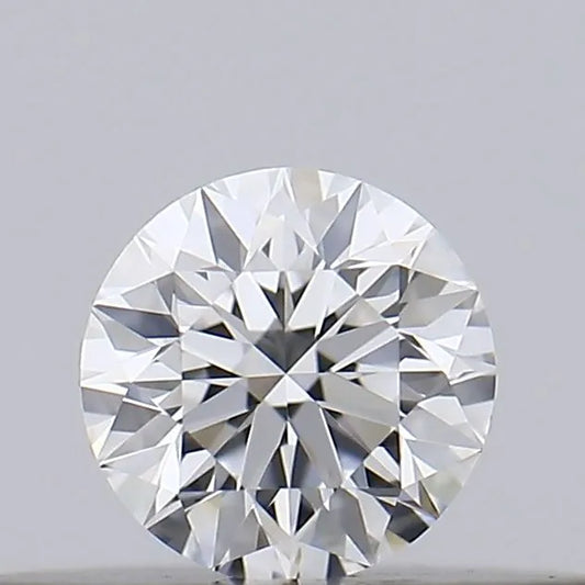 0.15ct Round Natural Diamond (Colour E, Clarity VVS1, Cut EX, GIA Certified)