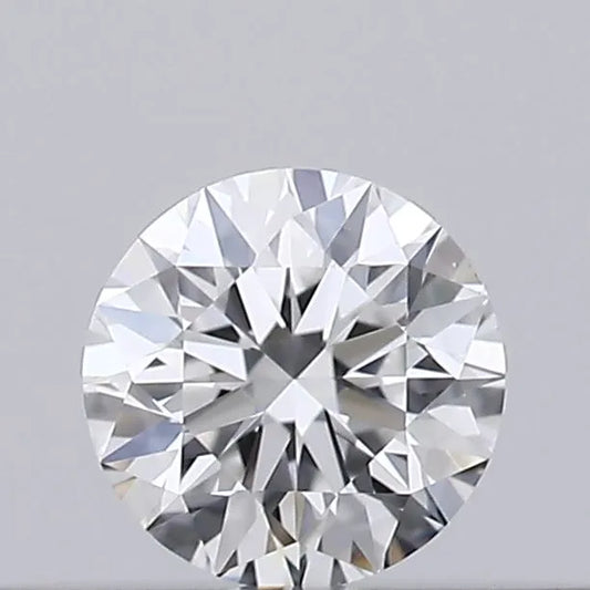 0.15ct Round Natural Diamond (Colour E, Clarity VVS1, Cut EX, GIA Certified)