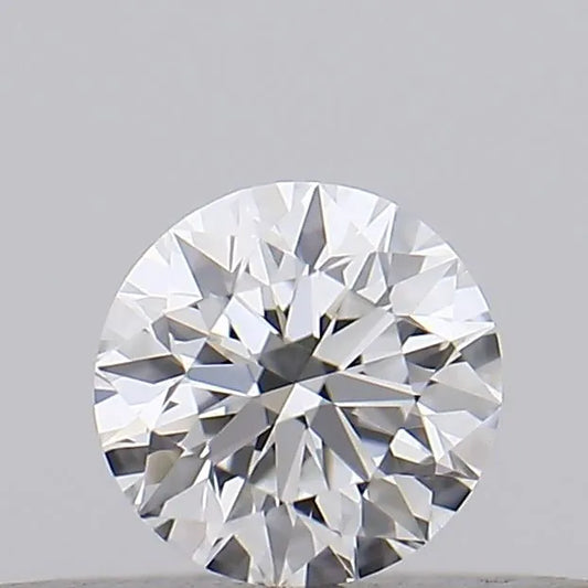 0.15ct Round Natural Diamond (Colour E, Clarity VVS1, Cut EX, GIA Certified)