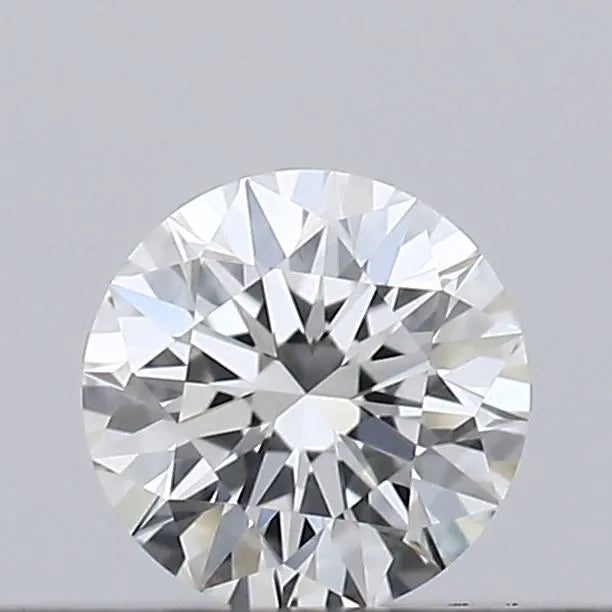 0.15ct Round Natural Diamond (Colour F, Clarity VVS2, Cut EX, GIA Certified)