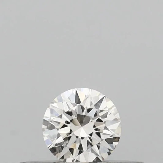 0.15ct Round Natural Diamond (Colour I, Clarity IF, Cut EX, IGI Certified)