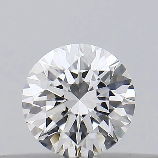 0.16ct Round Natural Diamond (Colour F, Clarity VS2, Cut EX, GIA Certified)