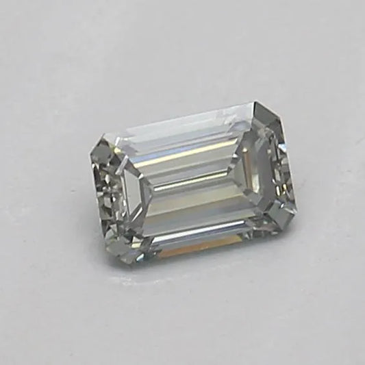 0.17ct Emerald Lab Grown Diamond (Colour Fancy Gray Green, Clarity VVS2, IGI Certified)