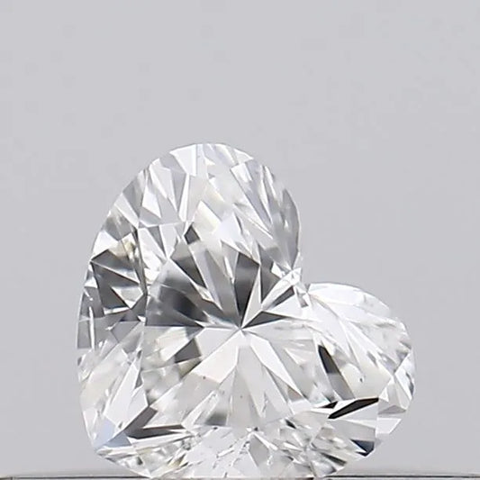 0.18ct Heart Natural Diamond (Colour G, Clarity SI1, GIA Certified)