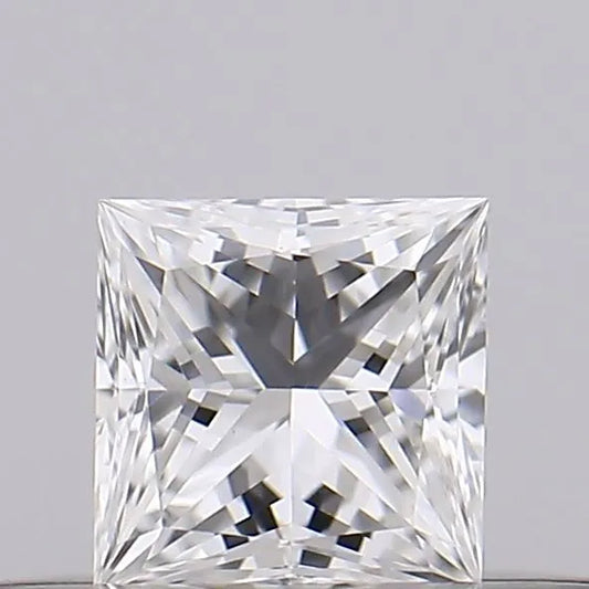 0.18ct Princess Natural Diamond (Colour F, Clarity VS1, GIA Certified)