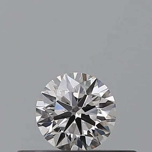 0.18ct Round Natural Diamond (Colour D, Clarity VVS1, Cut EX, IGI Certified)